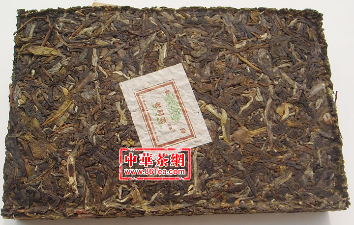 普洱茶-老同志青茶砖
