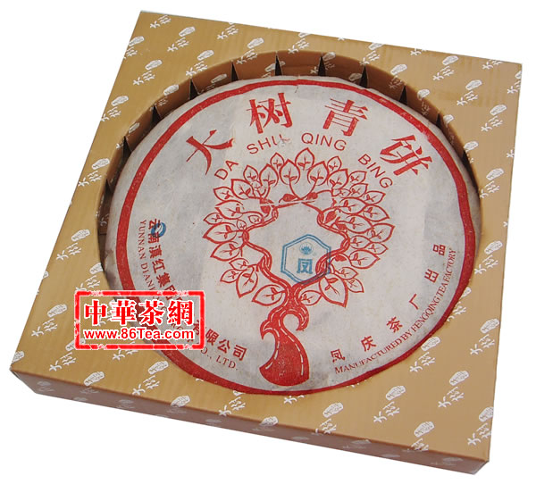 陳年普洱茶-2006鳳牌極品大樹青餅 400克