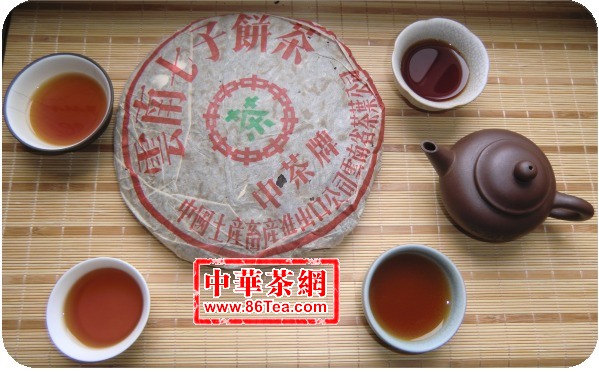 云南七子饼-普洱茶熟茶--陈年熟茶